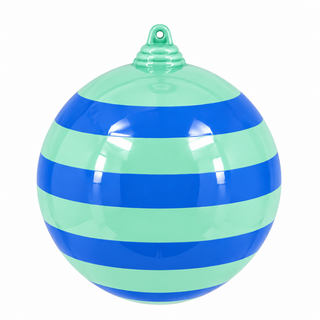 Stripe Ball Ornament by Glitterville, 4"