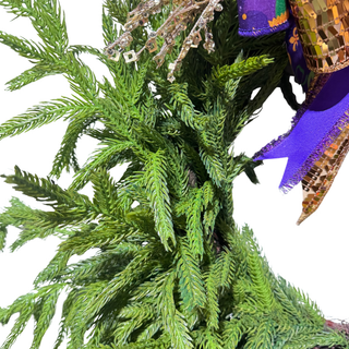 26" CUSTOM MARDI GRAS WREATH