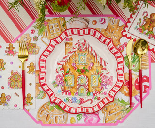 Gingerbread by Rosanne Beck Fancy Paper Dinner Plates