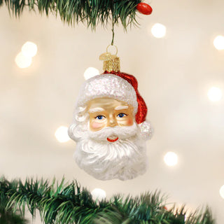 Mid-Century Santa Head Ornament