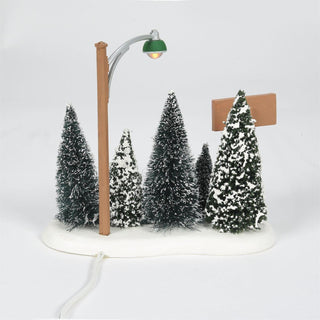Lit Christmas Tree Lot, Dept. 56