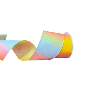 Multi Sunset Sherbet Ribbon, 4" X 10YD