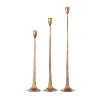 Gold Candlestick Set