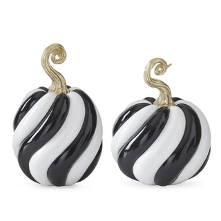Black & White Swirl Pumpkin