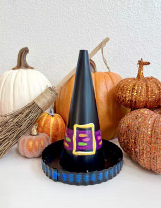 Colorful Witch Hat Centerpiece