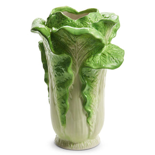 Green Cabbage Vase, 12.5"