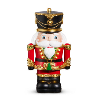Lighted Nutcracker, Red/Black