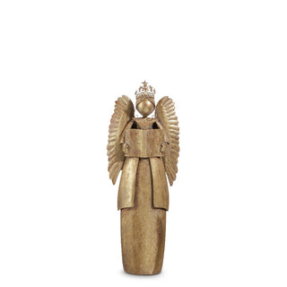 Antiqued Gold Angel, Small
