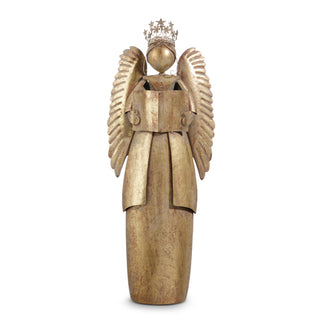 Antiqued Gold Angel, Large