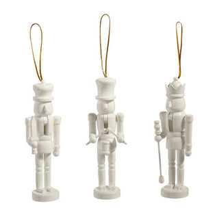 White Nutcracker Ornament