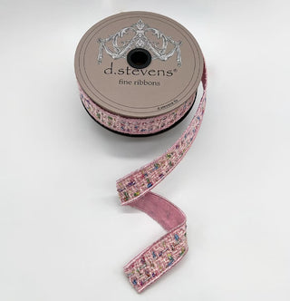 Boulce Pink Color Splash Ribbon, 1“ x 10YD
