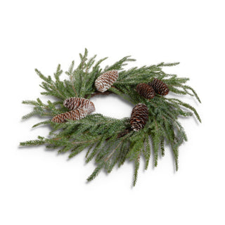 Snowy Pine Candle Ring