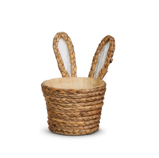 8.5" Natural Basketweave Bunny Ear Baskets