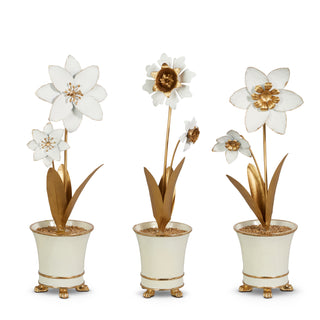 Golden Flower Planter