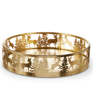 Gold Deer Tree Tray