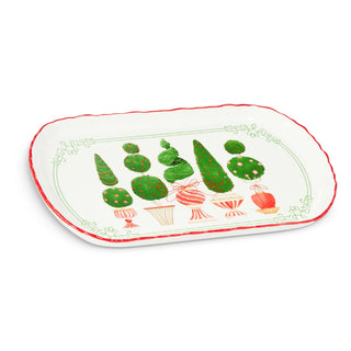Christmas Topiary Tree Platter