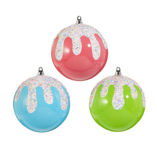 Frosted with Sprinkles Ball Ornament, 10"