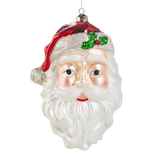 Classic Santa Head Ornament, 10.5"