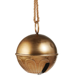 Gold Sleigh Bell Ornament, 8"
