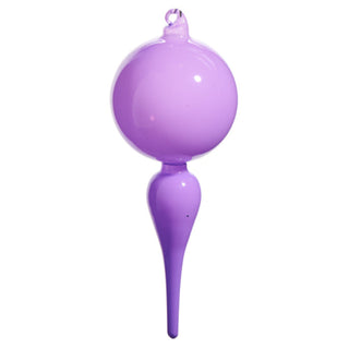Purple Glass Finial Ornament, 8"