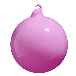 5" Opaque Pink Ornament