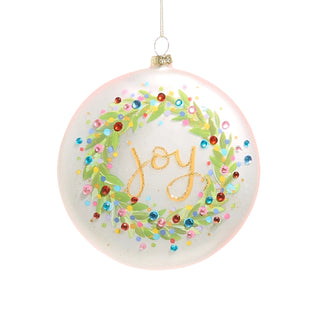 Holly Jolly Wreath Ornament