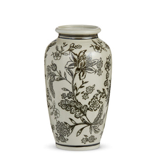 Ink and Ivory Vase