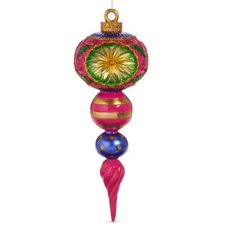 Vintage Multicolor Finial Ornament