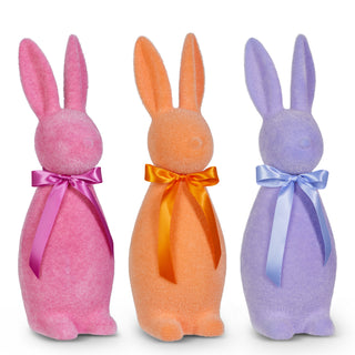 Sherbet Flocked Bunny, Large