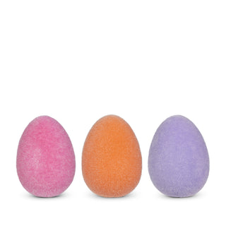 Sherbet Flocked Egg, Small