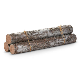 Glittered Log Bundle, 20"