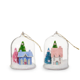 Jolly House Cloche Ornament