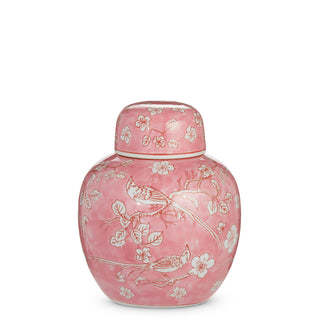 Pink Round Jar