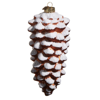 Snowy Pinecone Ornament