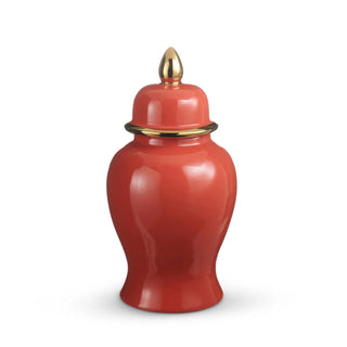Orange and Gold Ginger Jar