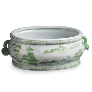 Green and White Bowl