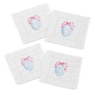 Cameo Easter Eggs Cocktail Napkin Set