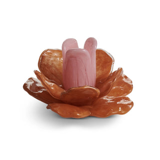 Orange Petal Candle Holder