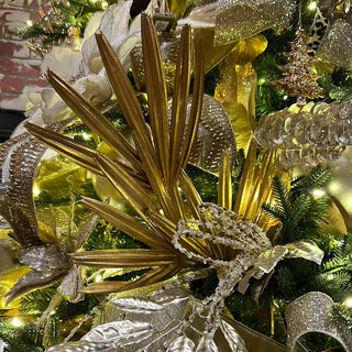 Fan Palm Spray, Gold