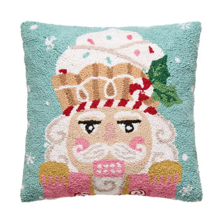 Pink Mint Nutcracker Hook Pillow
