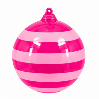 Stripe Ball Ornament by Glitterville, 4"
