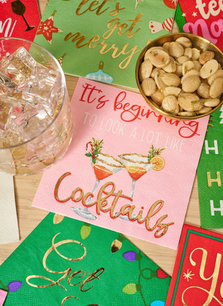 Christmas Cocktail Napkins