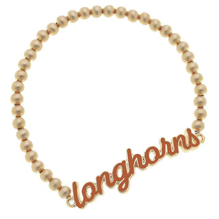 Texas Longhorns Script Stretch Bracelet