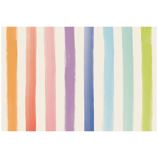 Sorbet Painted Stripe Placemat Set