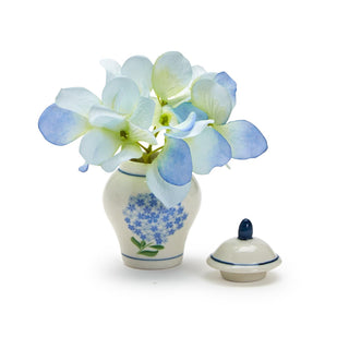 Hydrangea Ginger Jar Toothpick Holder