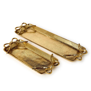 Gold Bows Serving Tray