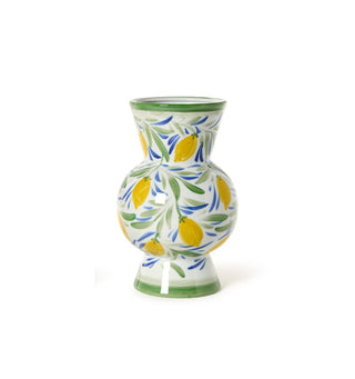 Hand-Painted Lemon Vases