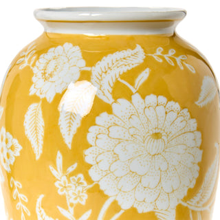 Yellow Floral Vase