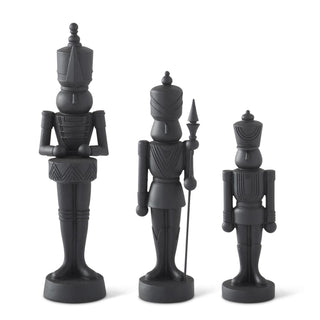 Matte Black Nutcracker Soldier