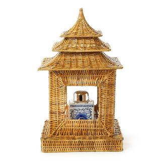 Large Rattan Pagoda Lantern